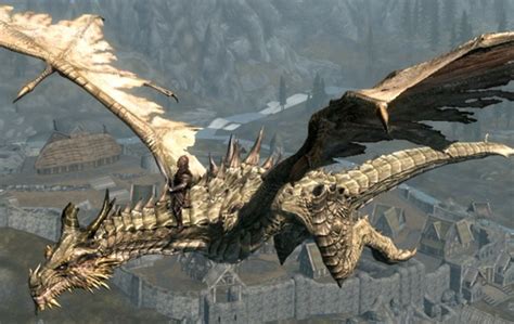 skyrim dragons are similar to english dragons